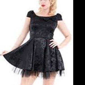 HEARTS & ROSES London Women's Emo
Gothic Brocade Mini Dress- various style #5372